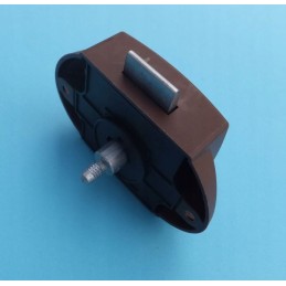 Push-in lock for caravan cabinet f