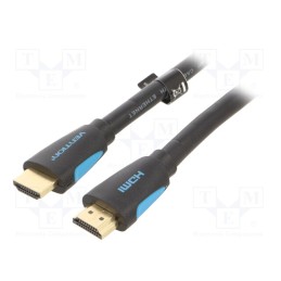 1 pcs x VENTION - VAA-M02-B500 - Cable, HDMI 2.0, HDMI plug,both sides, PVC, 5m, black, 30AWG