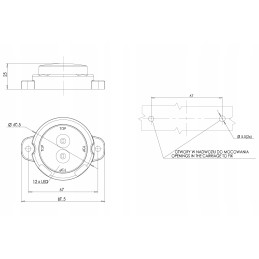 LED rear fog lamp w236 f