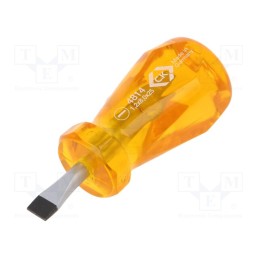 1 pcs x C.K - T4814 31 - Screwdriver, slot, SL 8, HD Classic Stubby, Blade length: 25mm