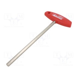 1 pcs x WIHA - 930 - Wrench, hex key, HEX 8mm, Overall len: 232mm, Kind of handle: T
