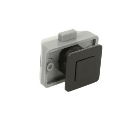 A push-in lock for the cabinets of a camper, a yacht, a camping site