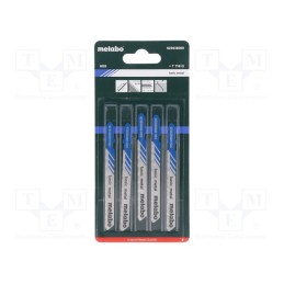 1 set x METABO - 623636000 - Hacksaw blade, metal, 66mm, 36teeth/inch, BASIC METAL, 5pcs.