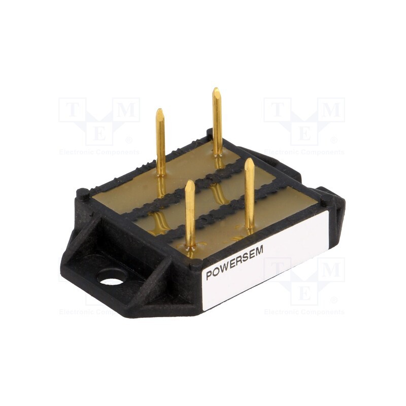 1 pcs x POWERSEM - PSB 54/16 - Bridge rectifier: single-phase, Urmax: 1.6kV, If: 54A, Ifsm: 300A