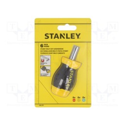 1 set x STANLEY - 0-66-357 - Kit: screwdriver, 7pcs.