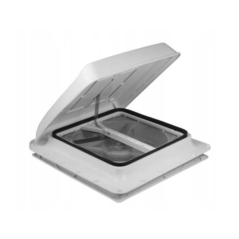Turbo vent premium white roof window 40 x 40 cm