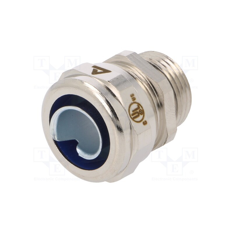 1 pcs x ANAMET EUROPE - 712.017.1 - Straight terminal connector, Thread: metric,outside, brass, OR