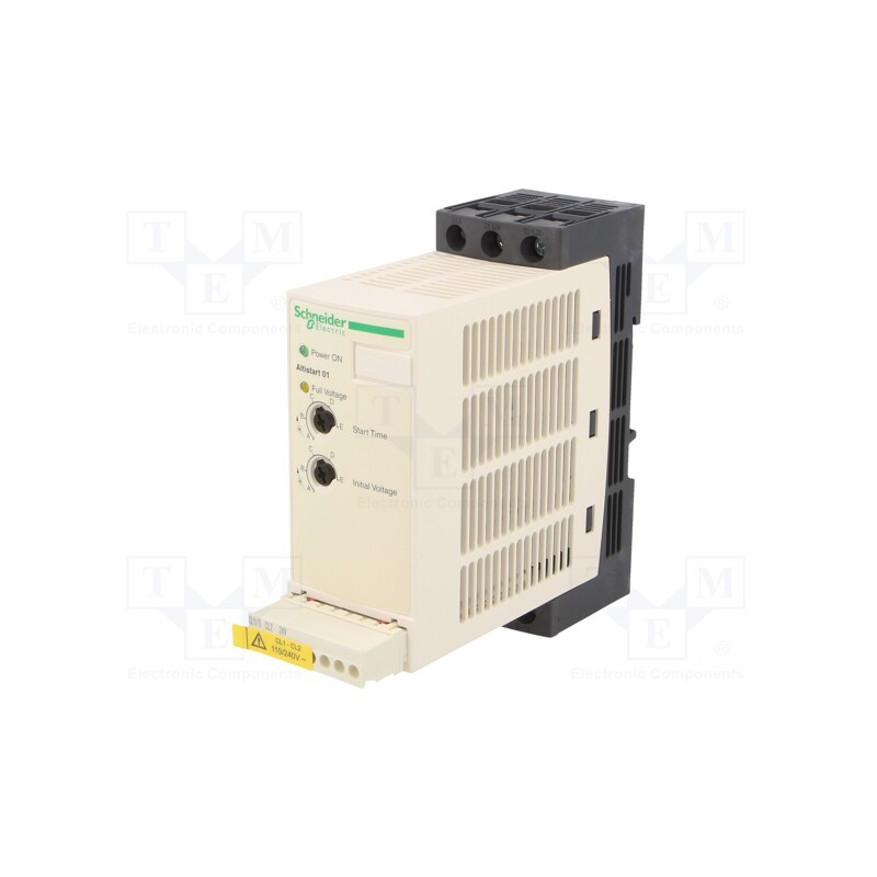 1 pcs x SCHNEIDER ELECTRIC - ATS01N112FT - Module: soft-start, Usup: 230VAC, for DIN rail mounting, 1.5kW