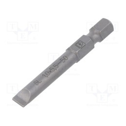 1 pcs x PHOENIX CONTACT - SF-BIT-SL 1,0X5,5-50 - Screwdriver bit, slot, 5,5x1,0mm, Overall len: 50mm