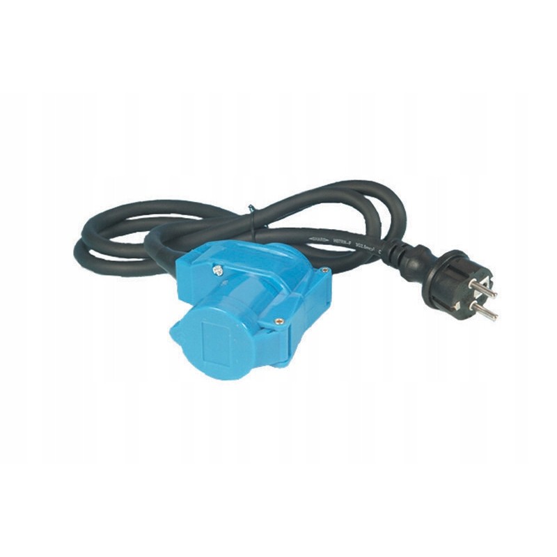 Power cable for cee sockets 230v 150 cm camping