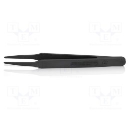 1 pcs x KNIPEX - 92 09 01 ESD - Tweezers, Blade tip shape: rounded, Tweezers len: 115mm, ESD