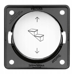 Berker 5-step button for a camper trailer