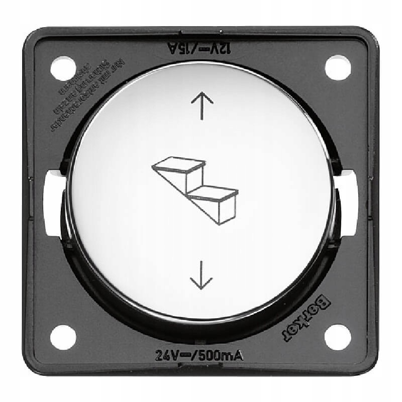 Berker 5-step button for a camper trailer