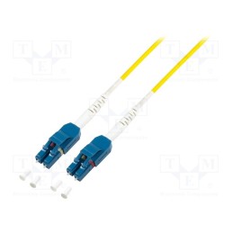 1 pcs x LOGILINK - FP0UB00 - Fiber patch cord, OS2, LC/UPC,both sides, 0.5m, LSZH, yellow