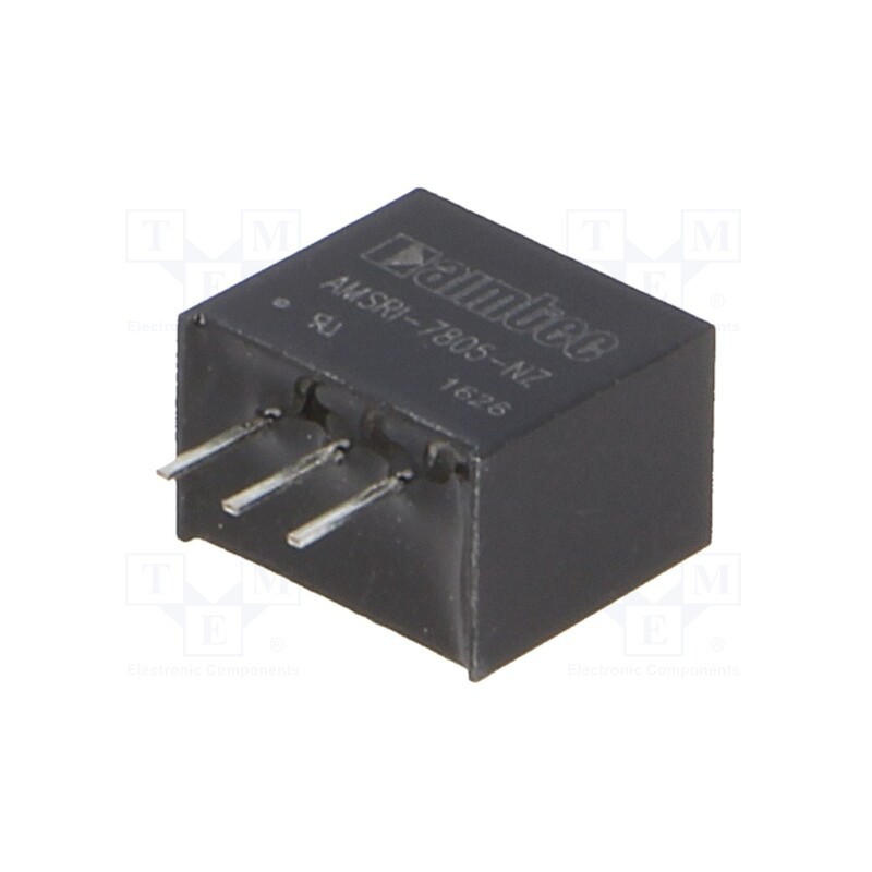 1 pcs x AIMTEC - AMSRI-7805-NZ - Converter: DC/DC, 1.5W, Uin: 6.5÷36V, Uout: 5VDC, Iout: 500mA, SIP3