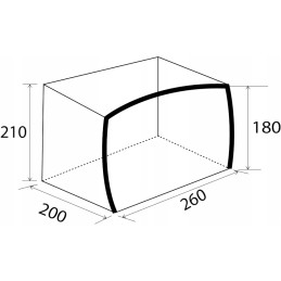 Awning vestibule inflatable canopy brunner skia for camping vehicles
