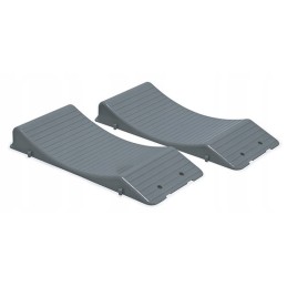 Wedges to prevent deformation of Fiamma camper tires