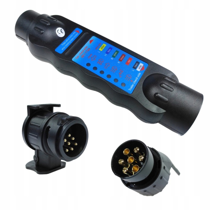 Trailer plug socket adapter tester