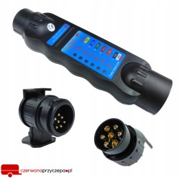 Trailer plug socket adapter tester