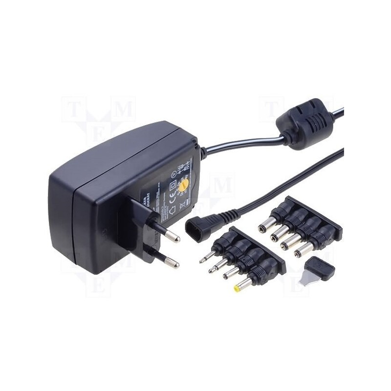 1 pcs x Goobay - 53997 - Power supply: switched-mode, universal,plug, 3VDC,, 1.5A, Plug: EU