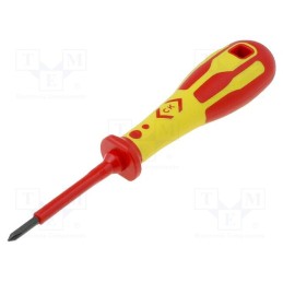 1 pcs x C.K - T49142-0 - Screwdriver, insulated, Phillips, PH0, Blade length: 60mm, 1kVAC