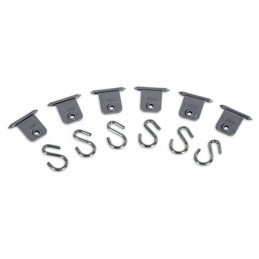 Clothes hangers for the fiamma awning beam