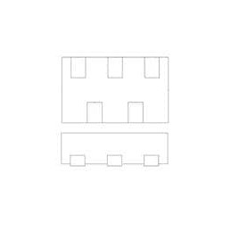 1 pcs : RCLAMP7524T.TNT - TVS Diodes / ESD Suppressors RAILCLAMP 4-Line 0.6pF 0.5R SLP1308N5T