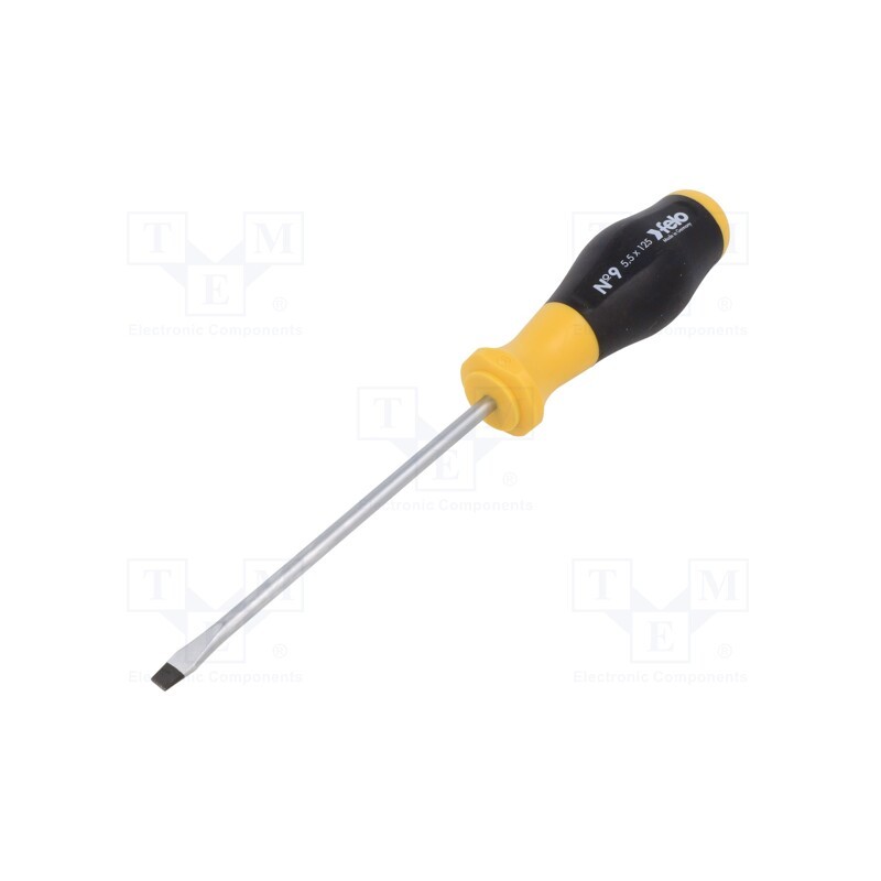 1 pcs x FELO - 900 554 10 - Screwdriver, slot, 5,5x1,0mm