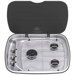 3 burner cooker with lid Argent l Thetford