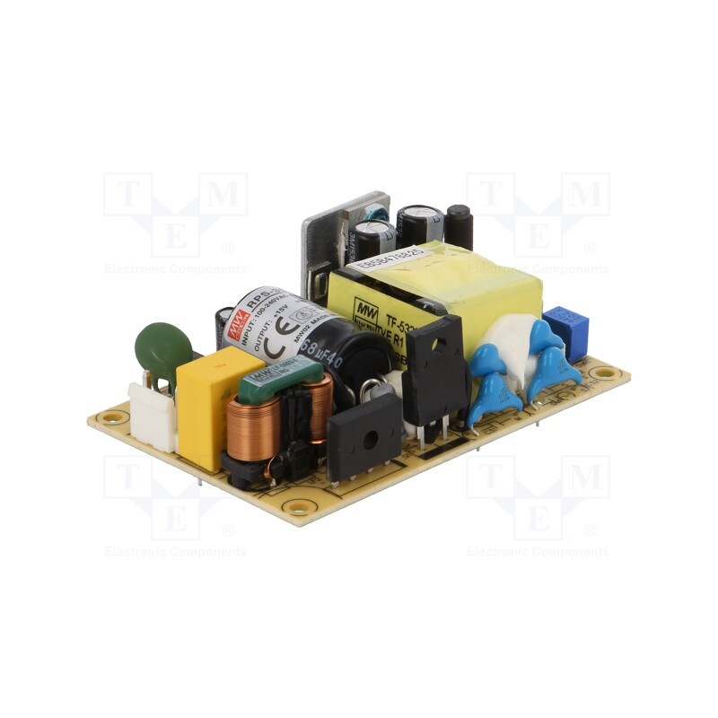 1 pcs x MEAN WELL - RPS-30-15 - Power supply: switched-mode, open, 30W, 80÷264VAC, OUT: 1, 2A, 89%
