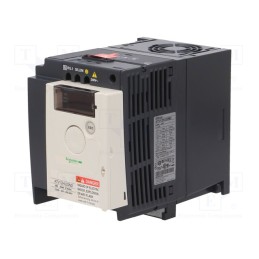1 pcs x SCHNEIDER ELECTRIC - ATV12HU22M2 - Inverter, Max motor power: 2.2kW, Usup: 200÷240VAC, 0.1÷400Hz
