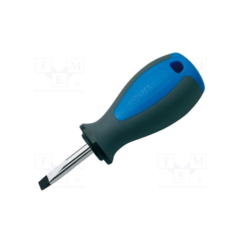 1 pcs x UNIOR - 612832 - Screwdriver, slot, 3,5x0,6mm, 627TBI, Blade length: 25mm