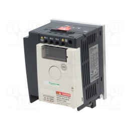 1 pcs x SCHNEIDER ELECTRIC - ATV12PU22M3 - Inverter, 2.2kW, 3x230VAC, 3x200÷240VAC, Programming: keypad,PC