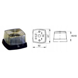 Lamp shade front position lamp dethleffs