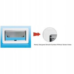 External push-out windows rv 450x500mm