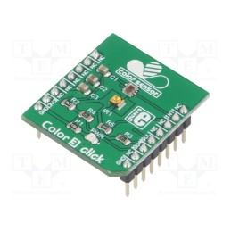 1 pcs x MIKROE - COLOR 3 CLICK - Click board, colour sensor, GPIO,I2C, TCS3771, prototype board