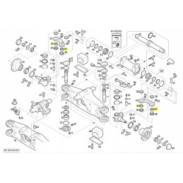 Linde eyepiece bearing 350 391 9512000175