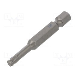 1 pcs x WIHA - 32412 - Screwdriver bit, spherical,Torx®, T25, Overall len: 50mm