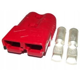 Flat charging connector forklift 175a 24v