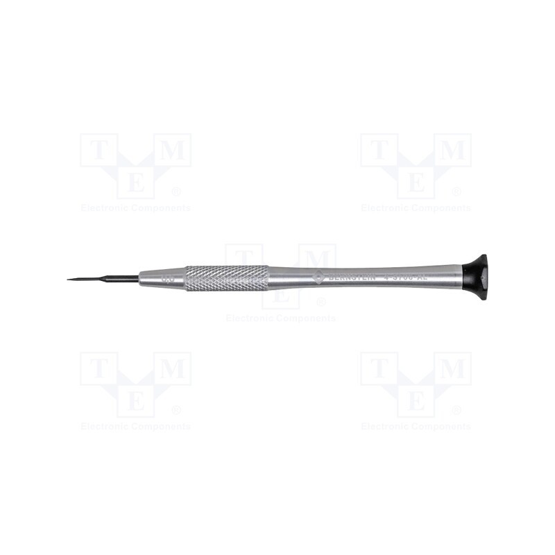 1 pcs x BERNSTEIN - 4-3706-AL - Screwdriver, slot, precision, 0,6x0,15mm, Blade length: 14mm