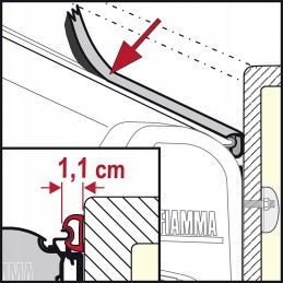 Rain Guard S Fiamma camper awning seal