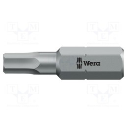 1 pcs x WERA - 5056344001 - Screwdriver bit, Hex Plus key,hex key with protection, HEX 4mm
