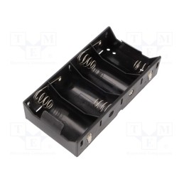 1 pcs x COMF - BH143-2D - Holder, D,R20, Batt.no: 4, soldering lugs