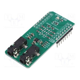 1 pcs x MIKROE - MIC 3 CLICK - Click board, microphone, GPIO, SSM2167-1RMZ-R7, prototype board