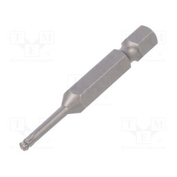 1 pcs x WIHA - 32410 - Screwdriver bit, spherical,Torx®, T10, Overall len: 50mm