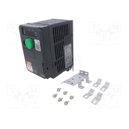 1 pcs x SCHNEIDER ELECTRIC - ATV320U02M2C - Vector inverter, Max motor power: 0.18kW, Usup: 200÷240VAC, IN: 9