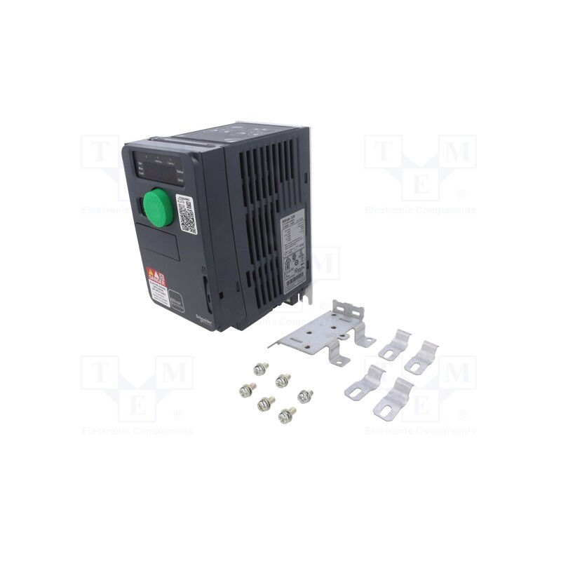 1 pcs x SCHNEIDER ELECTRIC - ATV320U02M2C - Vector inverter, Max motor power: 0.18kW, Usup: 200÷240VAC, IN: 9
