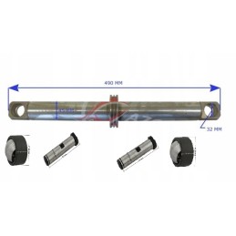 Piston rod of the power steering cylinder for the GPW double-sided trolley