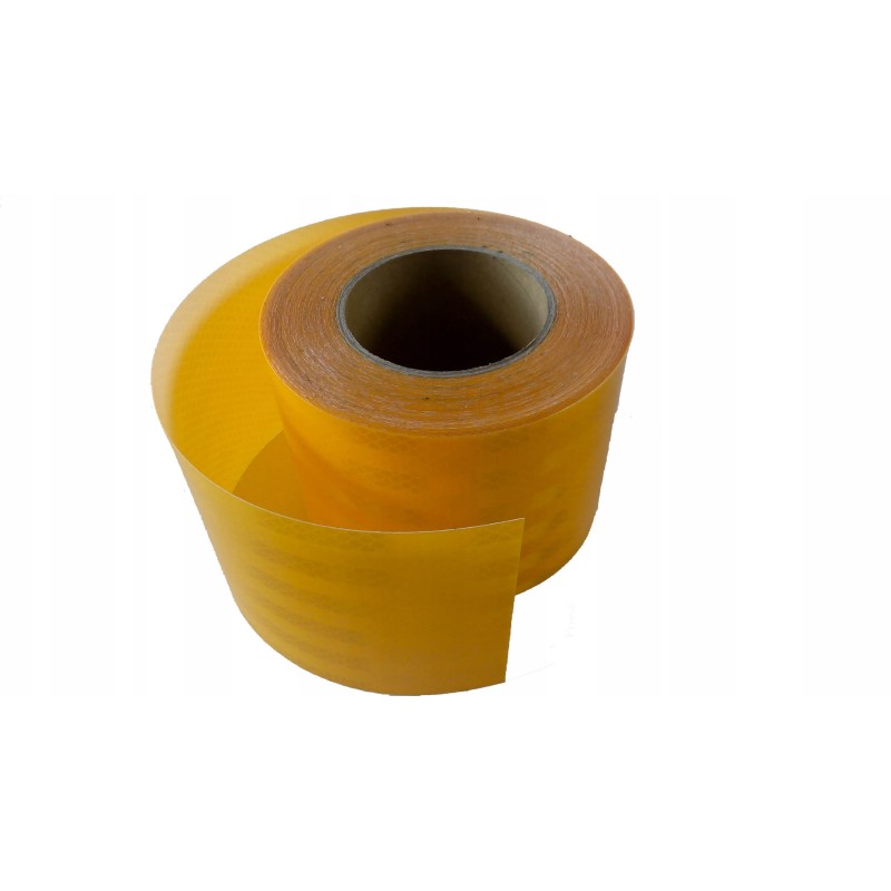 Yellow reflective foil tape 3m EGP 100 mm