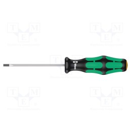 1 pcs x WERA - 5110001001 - Screwdriver, slot, 3,0x0,5mm, Blade length: 80mm